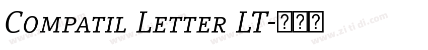 Compatil Letter LT字体转换
